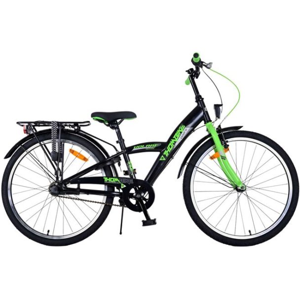 Volare Thombike 24&Prime; Juniorcykel &ndash; Gr�n/Sort - Shimano 3 gear