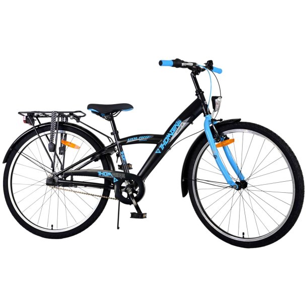 Volare Thombike 26&Prime; Juniorcykel &ndash; Sort/Bl� - Shimano 3 gear
