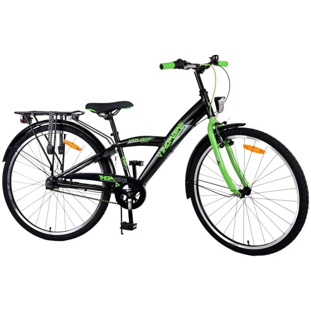Volare Thombike 26&Prime; Juniorcykel &ndash; Sort/Gr�n - Shimano 3 gear