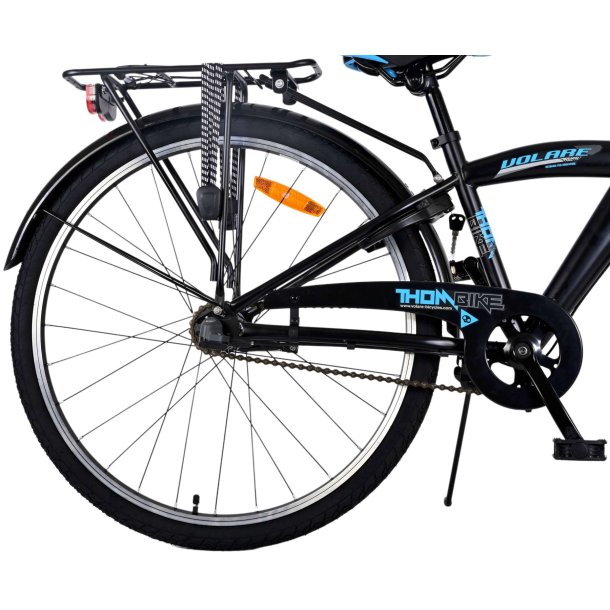 Volare Thombike 26&Prime; Juniorcykel &ndash; Sort/Bl� - Shimano 3 gear
