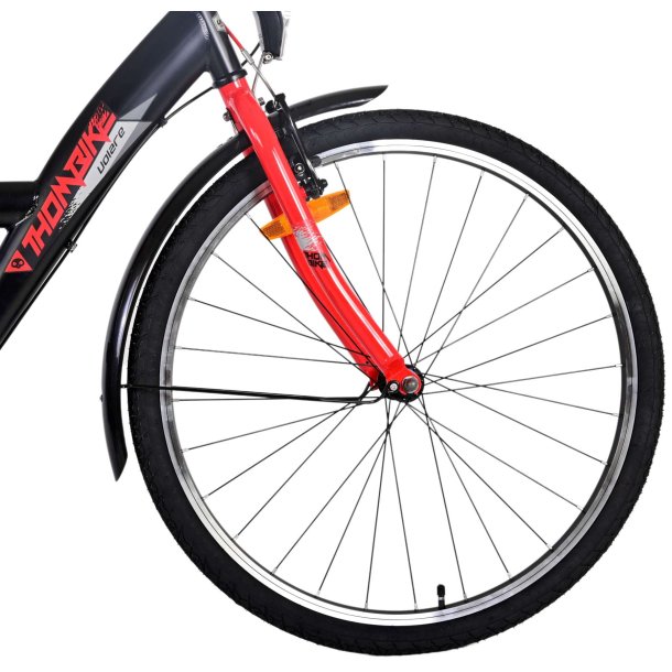Volare Thombike 26&Prime; Juniorcykel &ndash; Sort/R�d - Shimano 3 gear