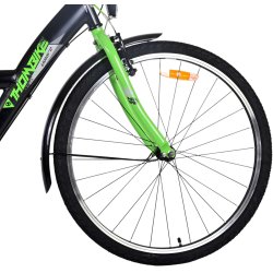 Volare Thombike 26&Prime; Juniorcykel &ndash; Sort/Gr�n - Shimano 3 gear
