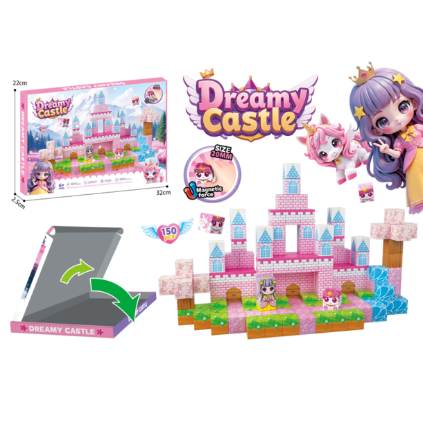 Dreamy Castle magnetisk bygges�t - 150 dele
