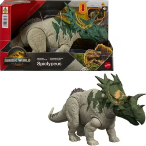 Jurassic World Rebirth Wild Roar Spiclypeus - Dinosaur med ljud och attackfunktion