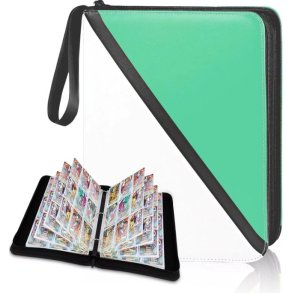MIO 9-Pocket PU Leather Pok�mon Kortp�rm med Dragkedja - Samlarp�rm f�r 900 Kort