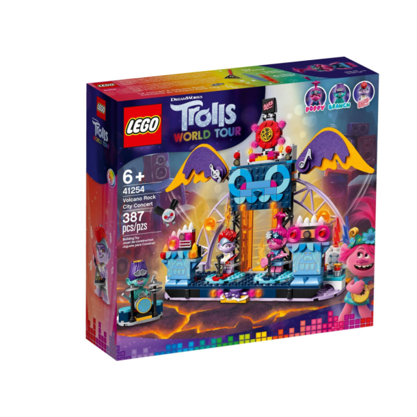 LEGO Trolls World Tour 41254 - Volcano Rock City Concert - 387 dele