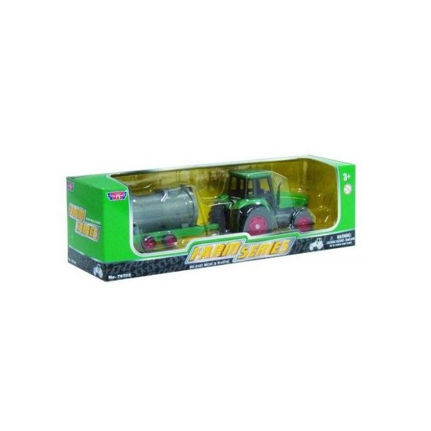 Farm Traktor med Vogn - Assorteret