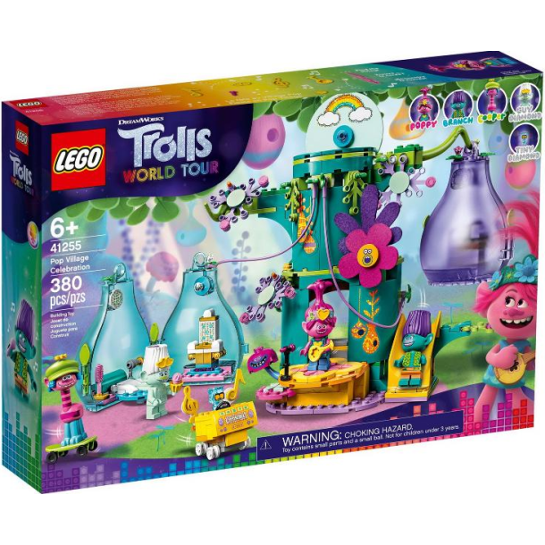 LEGO Trolls World Tour 41255 - Pop-landsbyfest - 380 dele