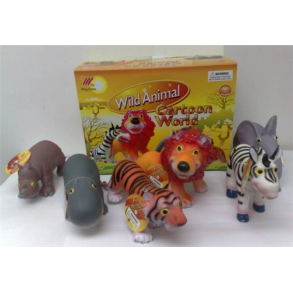 Cartoon World Afrikanske Dyr - Assorteret Model