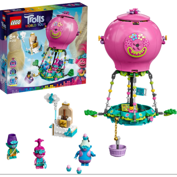 LEGO Trolls World Tour 41252 - Poppys balloneventyr - 250 dele
