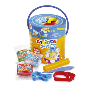 CARIOCA Baby Modellera i hink - 10x40g + tillbeh�r