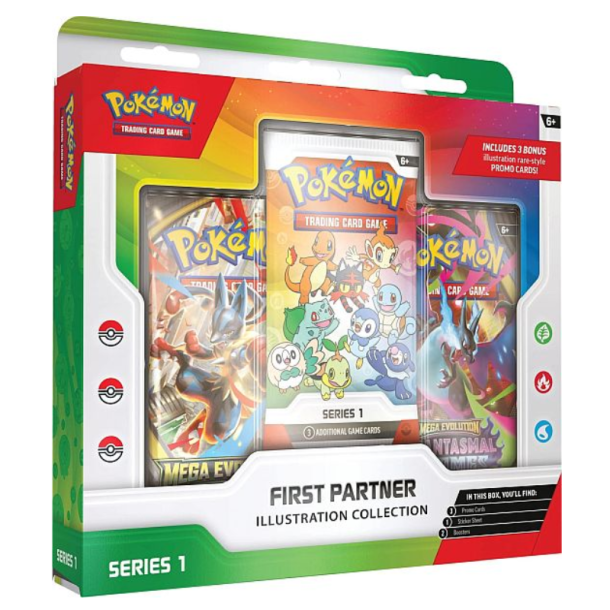 Pok�mon � First Partner Illustration Collection: Series 1 (2 Boosters) (30th Anniversary)