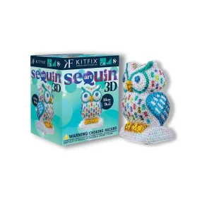 Sequin Art 3D Owl � kreativt s�t med pailletter