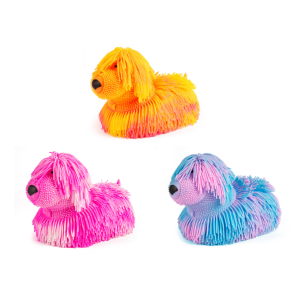 Langh�ret Stretchy Hund med Lys ass.