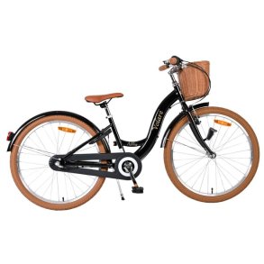 Volare Ashley 24&Prime; Juniorcykel &ndash; Sort - Shimano 3 gear