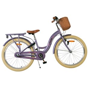 Volare Blossom 24&Prime; Juniorcykel &ndash; Lilla - Shimano 3 gear