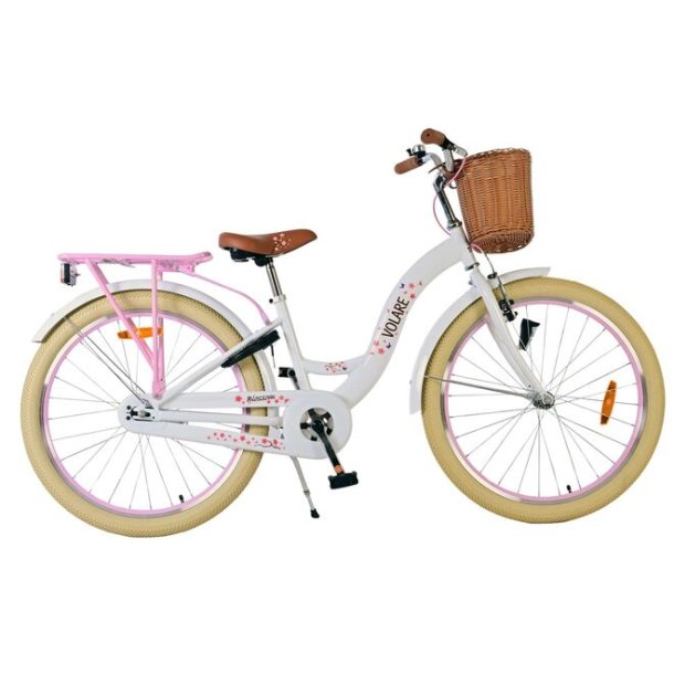 Volare Blossom 24&Prime; Juniorcykel &ndash; Hvid