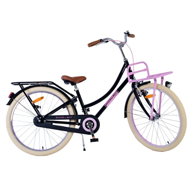 Volare Excellent 24&Prime; Juniorcykel &ndash; Sort