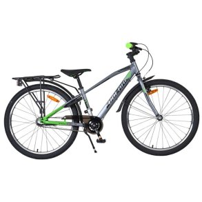 Volare Explorer 24&Prime; Juniorcykel &ndash; M�rkegr� - Shimano 3 gear