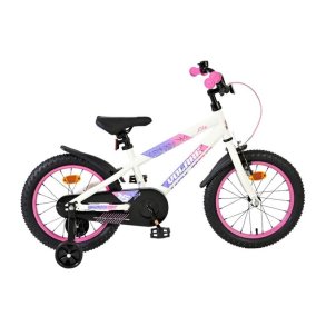 Volare Lily 16&Prime; B�rnecykel &ndash; Hvid/Pink/Lilla