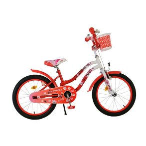 Volare Lovely 18&Prime; B�rnecykel &ndash; R�d/Hvid