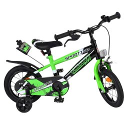 Volare Sportivo 12&Prime; B�rnecykel &ndash; Gr�n/Sort