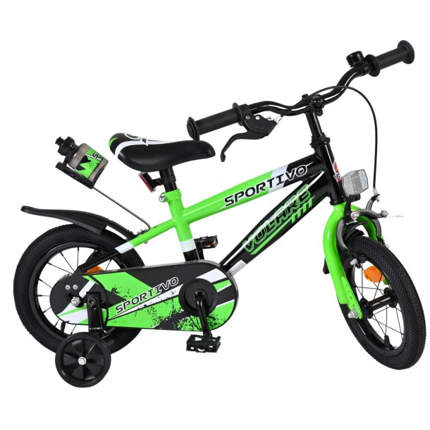Volare Sportivo 12&Prime; B�rnecykel &ndash; Gr�n/Sort