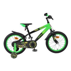 Volare Strike 16&Prime; B�rnecykel &ndash; Sort/Gr�n