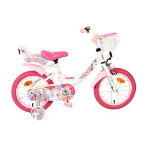 Volare Unicorn 14&Prime; B�rnecykel &ndash; Hvid