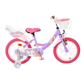 Volare Unicorn 16&Prime; B�rnecykel &ndash; Lilla