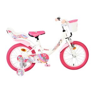 Volare Unicorn 16&Prime; B�rnecykel &ndash; Hvid