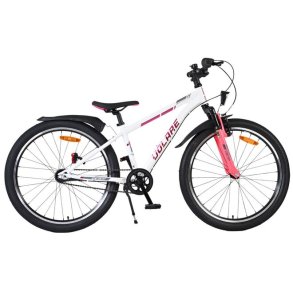 Volare XC Race 24&Prime; Juniorcykel &ndash; Hvid/Pink - Shimano 3 gear