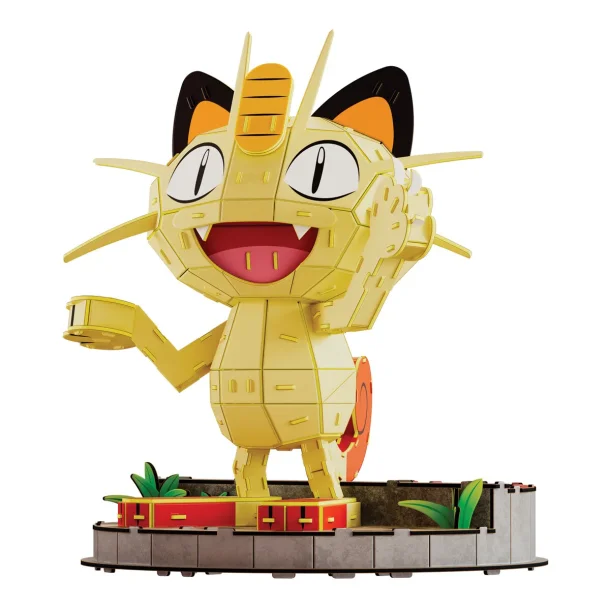 Pok�mon 4D Build Meowth, 3D Puslespil &amp; Bygges�t - 137 dele