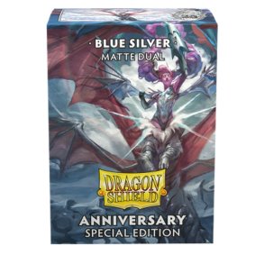Dragon Shield Matte Dual � Blue/Silver Anniversary Special Edition