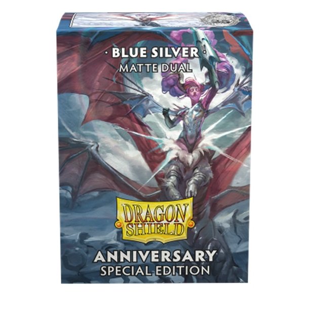 Dragon Shield Matte Dual � Blue/Silver Anniversary Special Edition
