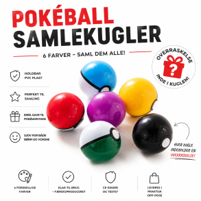 Pok�ball Samlarbollar - PVC-dekoration (1 st)