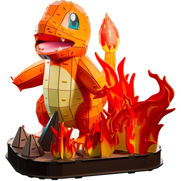 Pok�mon 4D Build Charmander, 3D Puslespil &amp; Bygges�t - 241 dele