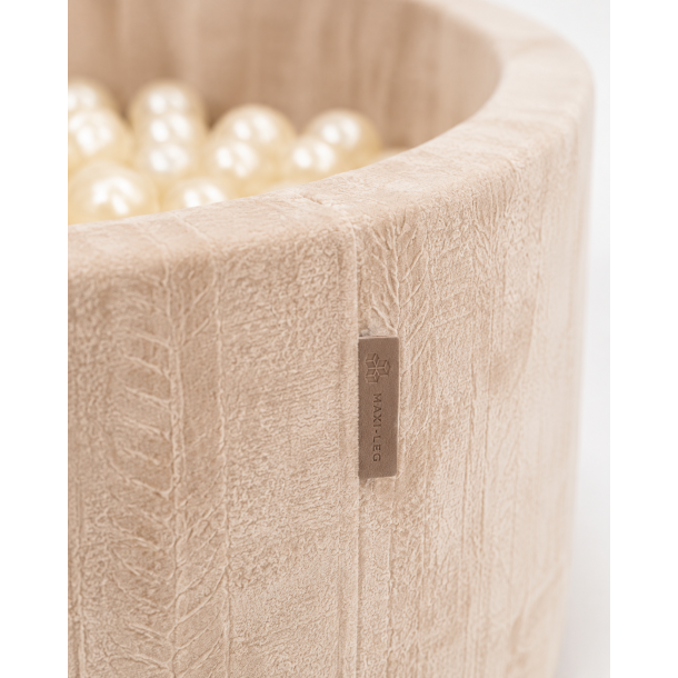 Boldbassin Velour �90x30 - Creme m/ 150 bolde
