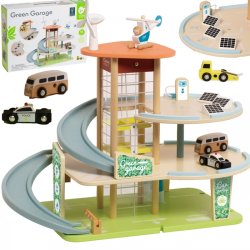 CLASSIC WORLD Parkeringshus i Tr med 3 Etager, Elevator og Tilbehr (fra 3 r)