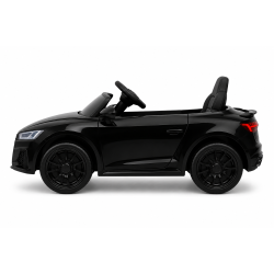 Audi RS Elbil til B�rn - Sort Cabriolet 6V med Lyd &amp; Lys