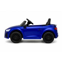 Audi RS Elbil til B�rn - Bl� Cabriolet 6V med Lyd &amp; Lys