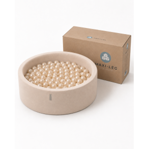 Boldbassin Jersey �90x30 - Beige m/ 150 bolde