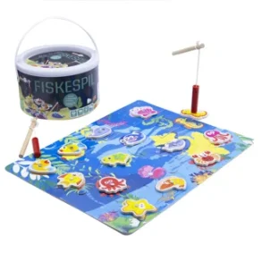 Fiskespel med 2 fiskesp�n och pussel – 20 bitar