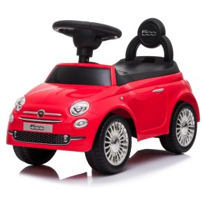 Fiat 500 R�d G�bil til b�rn - Licenseret model fra 12 m�neder