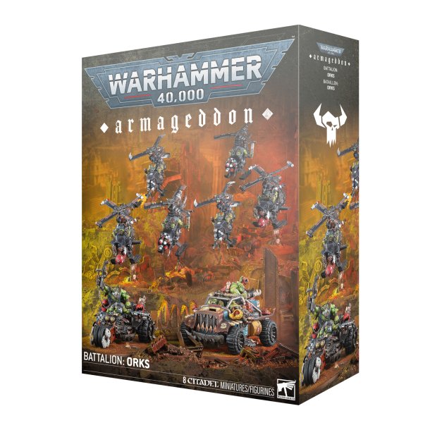 Warhammer 40K Armageddon Orks Battalion