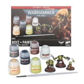 Warhammer 40.000 Ork Boyz + Paints