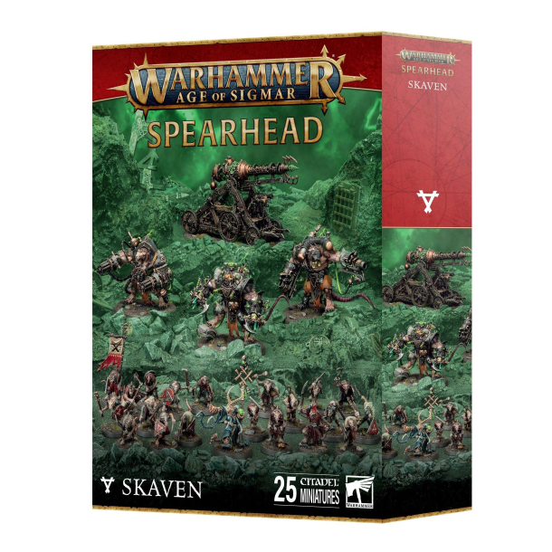 Games Workshop - Warhammer Age of Sigmar - Spearhead Skaven - 25 Figurer