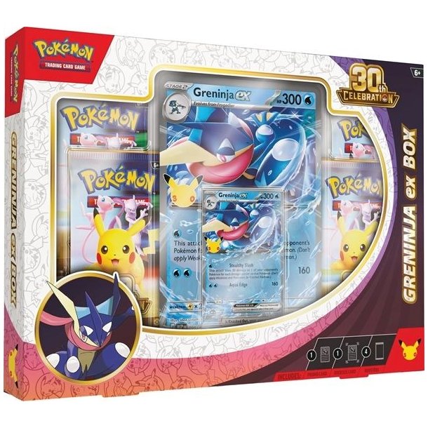 Pok�mon TCG: 30th Celebration ex Box � Sylveon ex / Greninja ex Forudbestilling