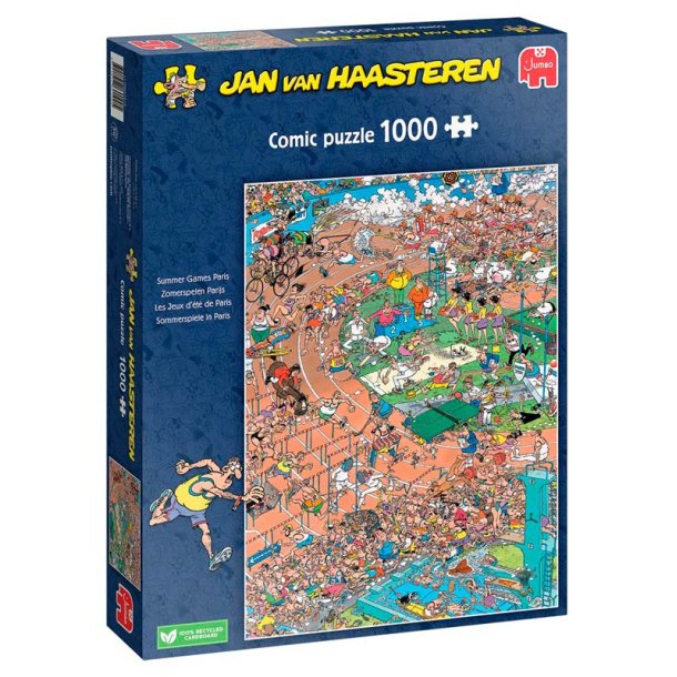 Jan van Haasteren puslespil 1000 brikker - Summer Games Paris