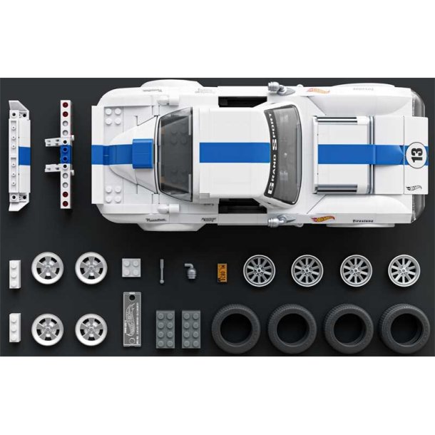 Mattel Brick Shop Hot Wheels Corvette Grand Sport  Byggest (1:16, 918 dele)